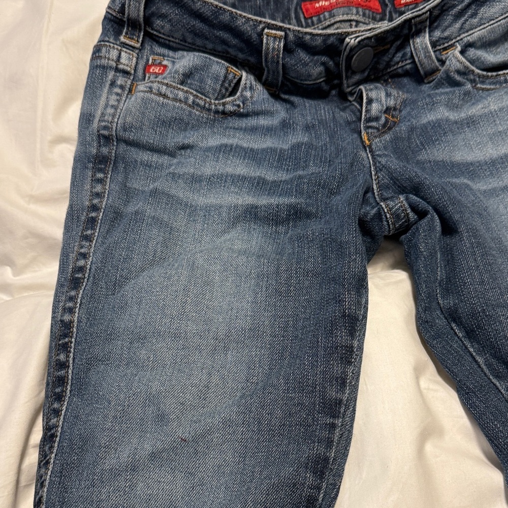 Miss Sixty Dark Blue Straight Leg Jeans - Picture 3 of 7